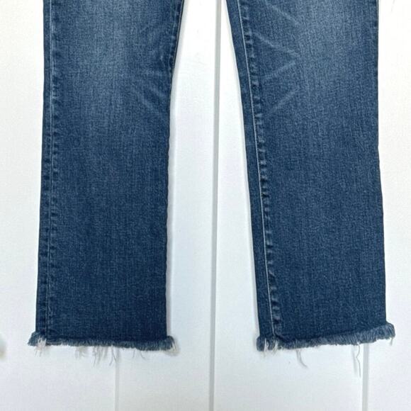 Madewell The Perfect Vintage Crop Jean Medium Wash Women's Sz 27” Raw Hem - Picture 6 of 12
